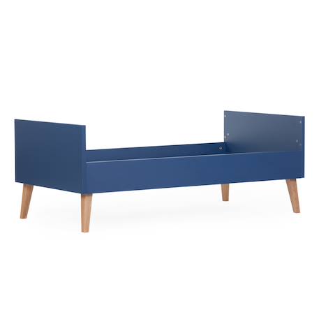 Lit bébé évolutif sommier à lattes à hauteur réglable 70x140cm Naturel+Noir+Terre argile 11 - vertbaudet enfant 