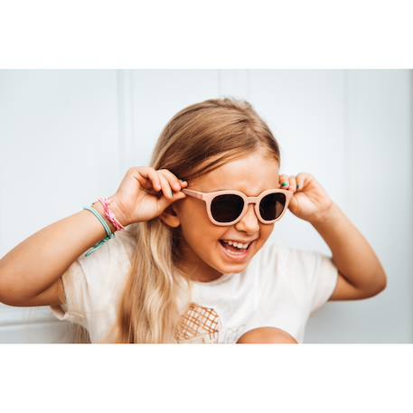 Lunettes de soleil enfant 4-6 ans Écaille léopard+Gris foncé+Gris velours+Rose poudré+Vert sauge 18 - vertbaudet enfant 