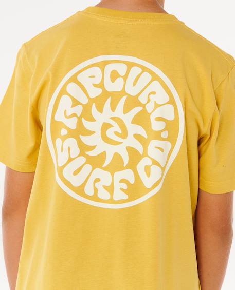 T-shirt à manches courtes pacific rinse circle enfant Dark navy+Ochre 11 - vertbaudet enfant 