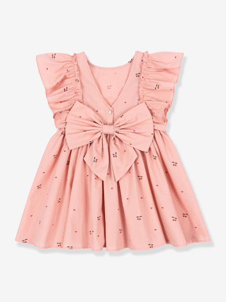 Robe Evia à volants rose 2 - vertbaudet enfant 