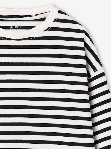 T-shirt manches longues fille bois de rose+écru 6 - vertbaudet enfant 