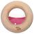 Hochet sensoriel donut calme Bleu+Jaune+Orange+Rose+Rouge+Turquoise+Vert+Violet 13 - vertbaudet enfant 