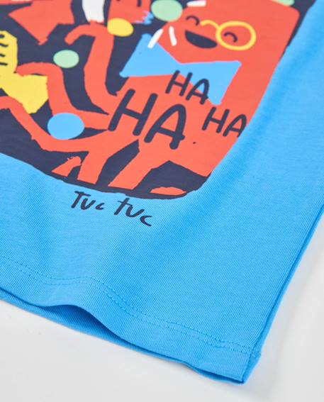 T-shirt en maille pour garçon avec motif poisson-clown Bleu 5 - vertbaudet enfant 
