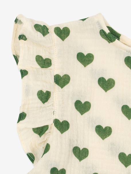 Top volanté Coco vert 4 - vertbaudet enfant 