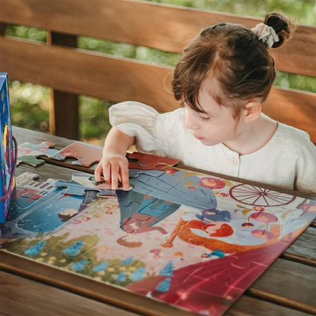 Puzzle et livre disney la belle au bois dormant Rose 2 - vertbaudet enfant 