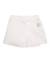 Jupe-short fille en maille avec boucle décorative Blanc 1 - vertbaudet enfant 