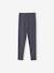 Lot de 2 leggings fille Basics bois de rose+gris foncé+kaki+marron imprimé+vert sauge 8 - vertbaudet enfant 