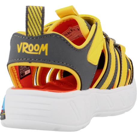 Sandales garçon modèle play scene splash Bleu ltbl+Jaune ccyl 9 - vertbaudet enfant 