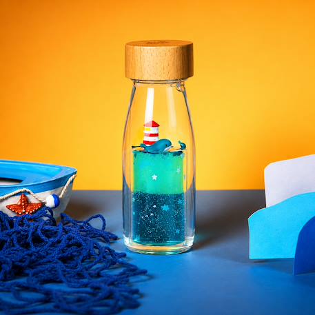 Bouteille sensorielle move baleine Bleu, baleine 2 - vertbaudet enfant 
