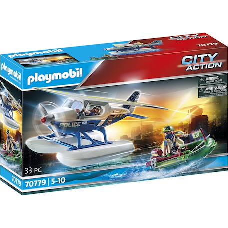 City action hydravion de police et bandit 70779 Multicolore 2 - vertbaudet enfant 