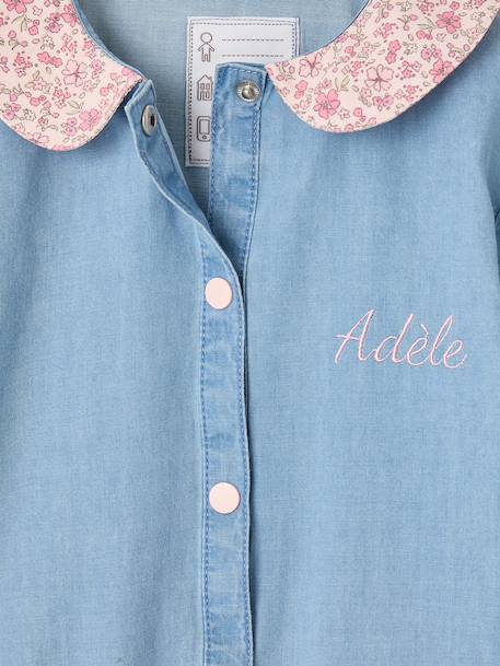 Tablier fille personnalisable bleu jean 4 - vertbaudet enfant 
