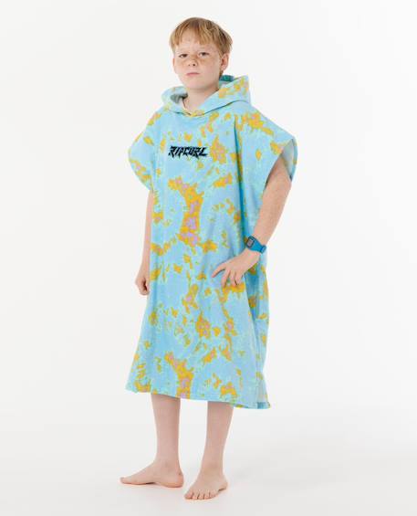 Poncho surf kids mixed Black+Bright blue 8 - vertbaudet enfant 