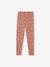 Lot de 2 leggings fille Basics bois de rose+gris foncé+kaki+marron imprimé+vert sauge 2 - vertbaudet enfant 