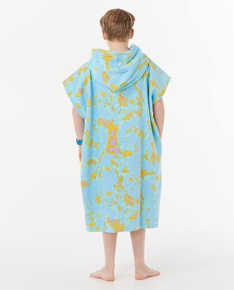 Poncho surf kids mixed Black+Bright blue 9 - vertbaudet enfant 