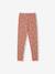 Lot de 2 leggings fille Basics bois de rose+gris foncé+kaki+marron imprimé+vert sauge 4 - vertbaudet enfant 