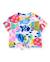 T-shirt en maille pour fille avec nœud sur le devant Multicolore 1 - vertbaudet enfant 