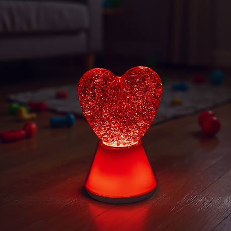 Veilleuse enfant rgb à paillettes cœur Rouge 3 - vertbaudet enfant 