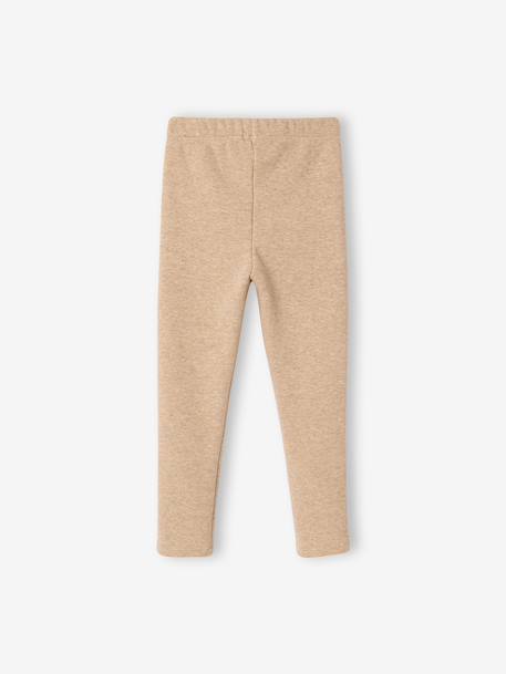 Legging fille doublé polaire beige chiné+blush+marine+noir 2 - vertbaudet enfant 