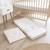 Pack matelas bébé 60x120 cm + plan incliné coton sweety - confort souple et position idéale Bleu+Rose 7 - vertbaudet enfant 