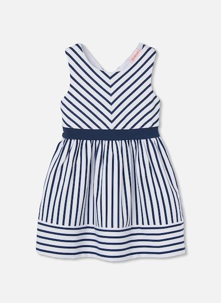 Robe à rayures Multicolore 1 - vertbaudet enfant 