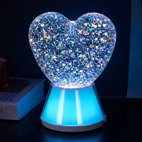 Veilleuse enfant rgb à paillettes cœur Rouge 2 - vertbaudet enfant 
