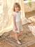 Robe fille effet 2 en 1 écru+indigo+rayé rose+rose pâle 2 - vertbaudet enfant 