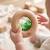Hochet sensoriel donut calme Bleu+Jaune+Orange+Rose+Rouge+Turquoise+Vert+Violet 25 - vertbaudet enfant 