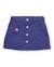 Jupe pour fille en toile avec boutons en forme de cœur Violet 1 - vertbaudet enfant 
