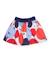 Jupe pour fille en toile avec taille élastique Blanc 1 - vertbaudet enfant 