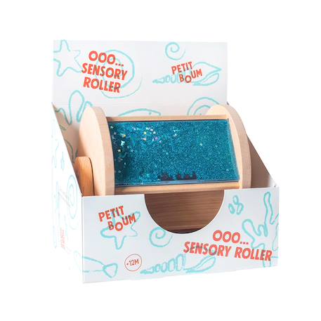 Roue sensorielle en bois pour bébé Bleu 2 - vertbaudet enfant 