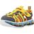 Sandales garçon modèle play scene splash Bleu ltbl+Jaune ccyl 10 - vertbaudet enfant 