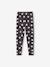 Lot de 2 leggings fille Basics bois de rose+gris foncé+kaki+marron imprimé+vert sauge 7 - vertbaudet enfant 