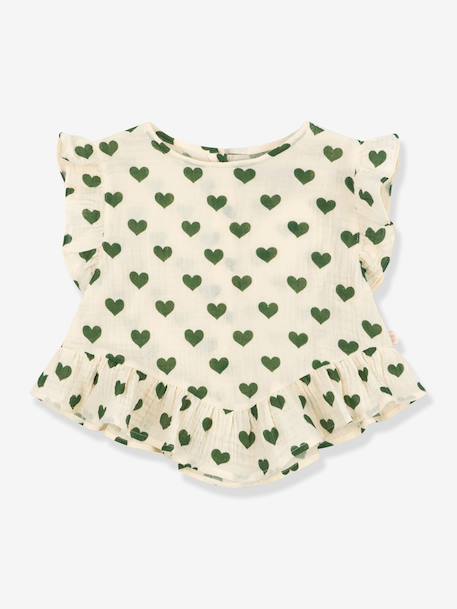 Fille-T-shirt, sous-pull-T-shirt-Top volanté Coco