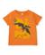 T-shirt en maille pour garçon avec imprimé contrasté Orange 1 - vertbaudet enfant 