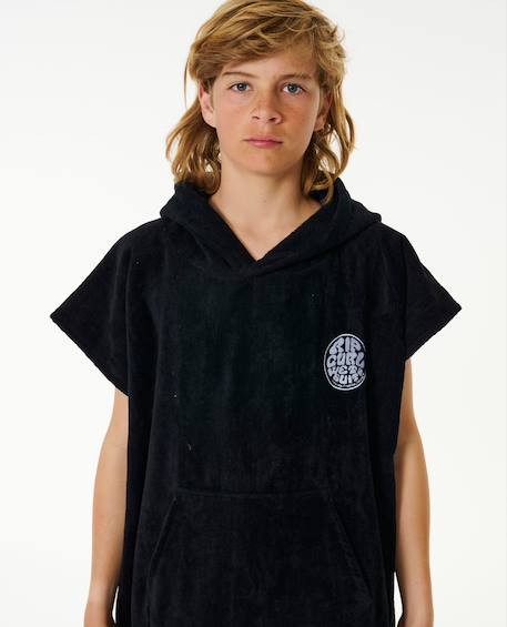 Poncho serviette à capuche enfant logo Black 5 - vertbaudet enfant 