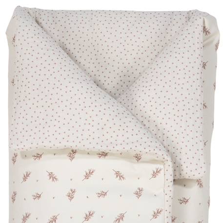Nid d'ange et couverture mimosa vert Ecru, rose+Ecru, vert 3 - vertbaudet enfant 