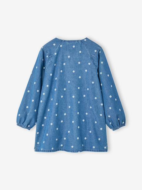 Tablier fille personnalisable bleu jean 2 - vertbaudet enfant 