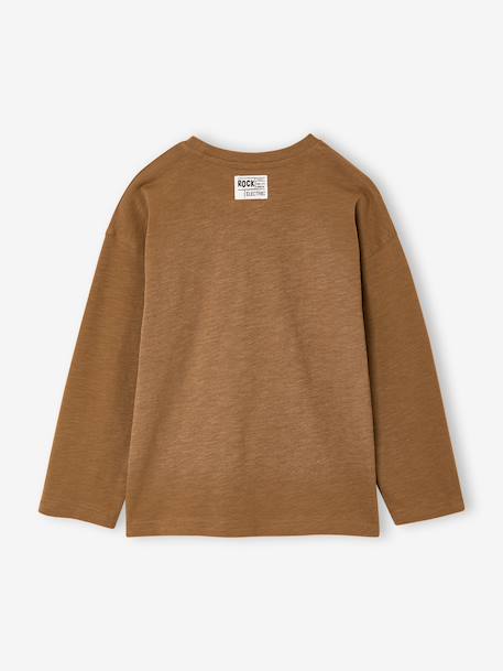 T-shirt manches longues garçon cappuccino 2 - vertbaudet enfant 
