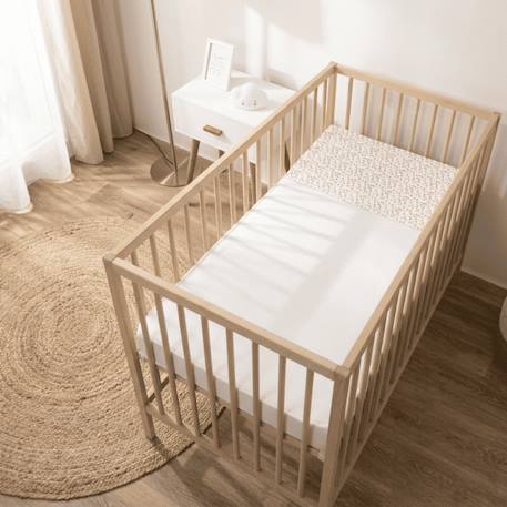 Pack matelas bébé 60x120 cm + plan incliné coton sweety - confort souple et position idéale Bleu+Rose 8 - vertbaudet enfant 