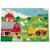 Puzzle géant ferme enfant 30 pièces avec livre éducatif Rouge 3 - vertbaudet enfant 