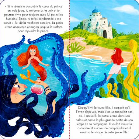 Puzzle et livre disney la petite sirène Turquoise 5 - vertbaudet enfant 