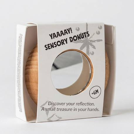 Hochet sensoriel donut miroir Miroir 3 - vertbaudet enfant 
