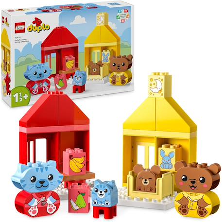 Lego duplo - mes rituels quotidiens - le repas et le coucher - 10414 Multicolore 2 - vertbaudet enfant 