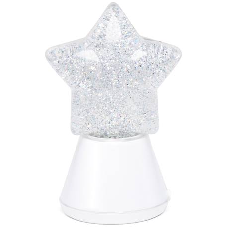 Veilleuse enfant rgb à paillettes étoile Blanc 1 - vertbaudet enfant 