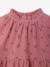 Robe bébé à volants en gaze de coton rose+taupe+vieux rose 3 - vertbaudet enfant 
