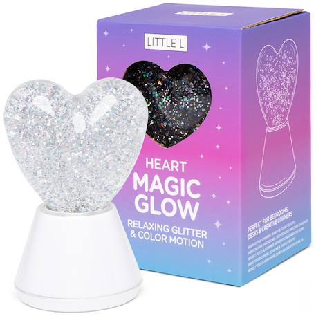 Veilleuse enfant rgb à paillettes cœur Rouge 4 - vertbaudet enfant 