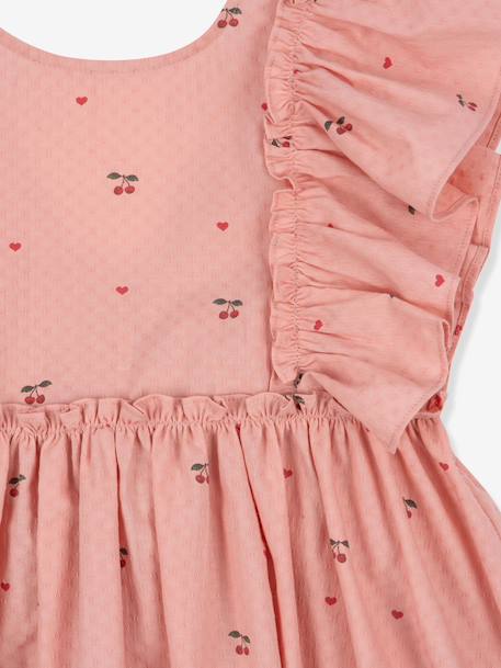 Robe Evia à volants rose 4 - vertbaudet enfant 