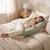 Coussin de maternité 3 en 1 : grossesse, allaitement & repos - housse double gaze coton Bleu+Rose fushsia+Rose pâle+Vert 20 - vertbaudet enfant 