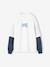 T-shirt manches longues garçon écru 1 - vertbaudet enfant 
