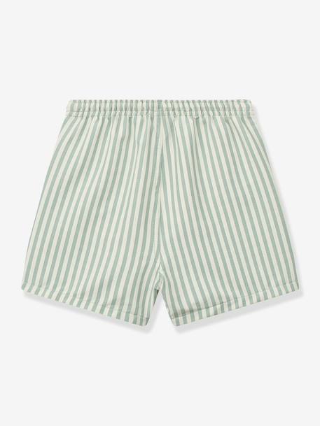 Maillot de bain short Duke Stripe vert 2 - vertbaudet enfant 